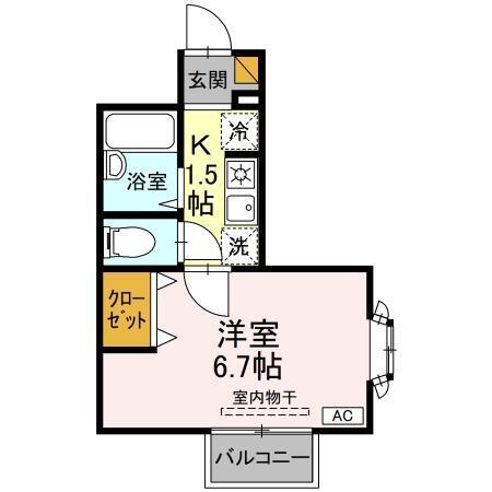 サザンクロス（101） 間取り図画像
