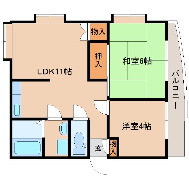 ヨーク津田沼（101） 間取り図画像