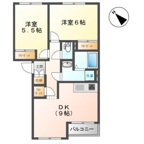 グランディール 間取り図画像