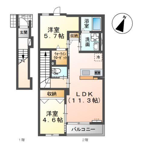オルタンシア 間取り図画像