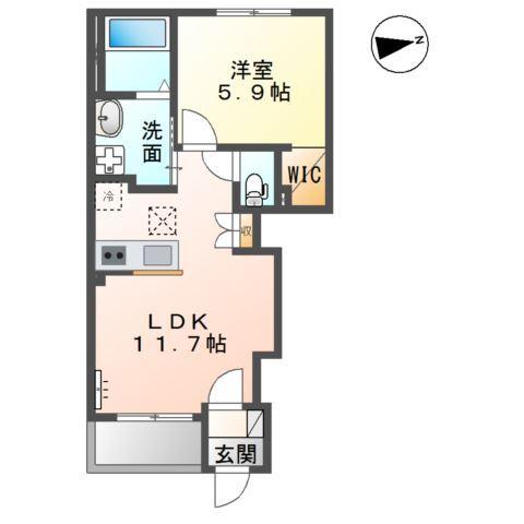 クリード長須賀 間取り図画像