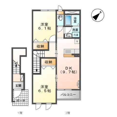 アクアブロー 間取り図画像