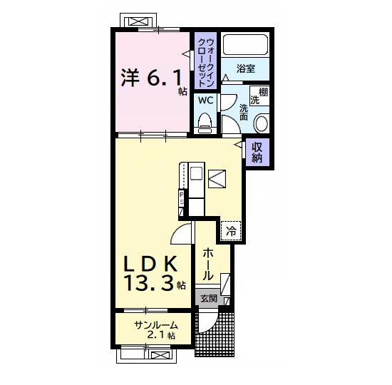 エクセレント　アークⅡ（102） 間取り図画像