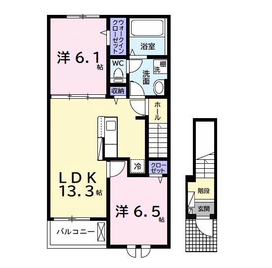 エクセレント　アークⅠ（202） 間取り図画像