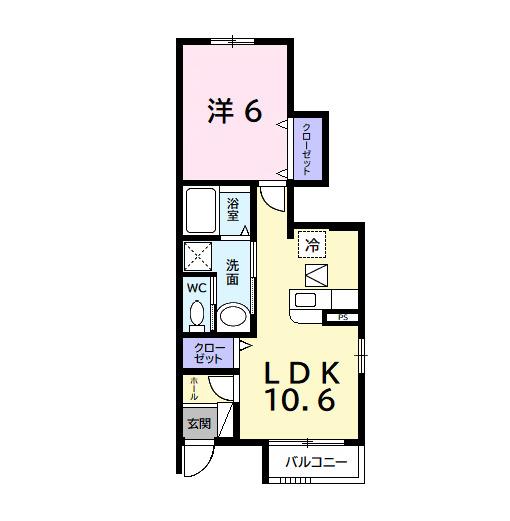 グリーン　コートＣ（104） 間取り図画像