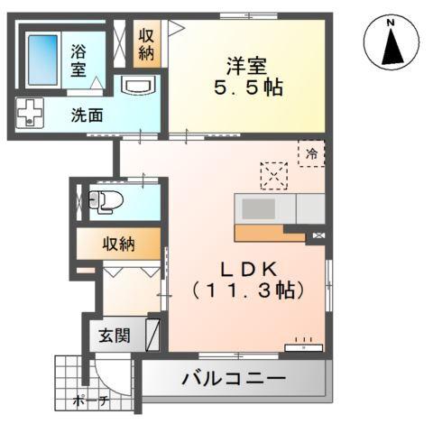 フェリチターレボスコ 間取り図画像