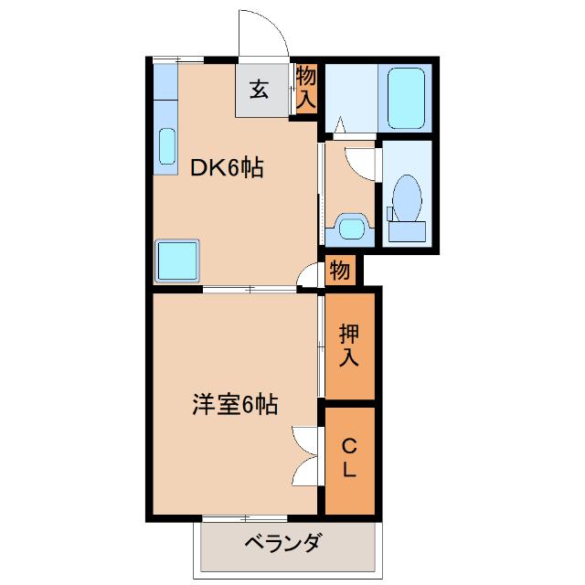 エルボアール（402） 間取り図画像