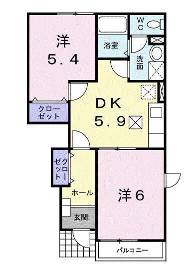 アヴニールⅧ（102） 間取り図画像