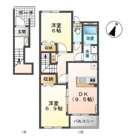 Ｌｕｍｉｎｏｕｓ 間取り図画像