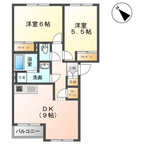 グランディール 間取り図画像