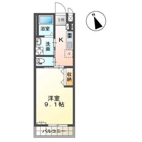 マウンテンフィールド 間取り図画像