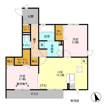  間取り図写真