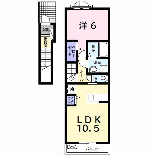 ラフレシール　ガーデン（202） 間取り図画像
