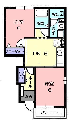 アヴニールⅩⅠ（102） 間取り図画像