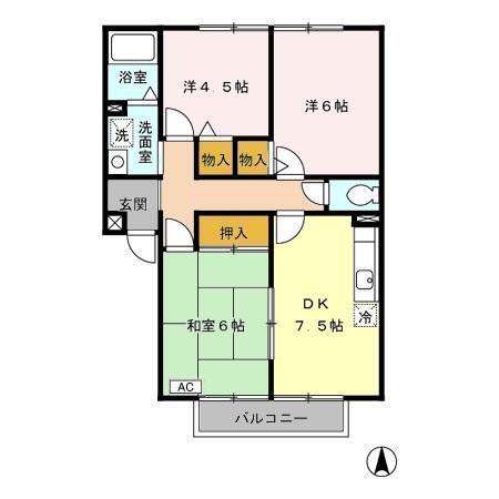 パセオみずほ台（204） 間取り図画像