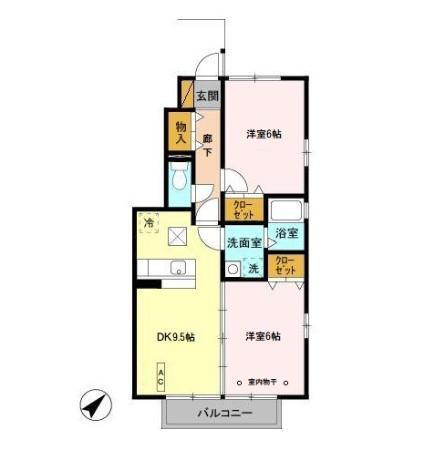 エルプレシア（101） 間取り図画像