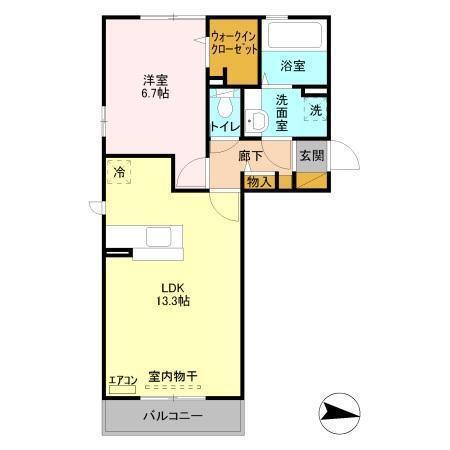 ロチュス（207） 間取り図画像