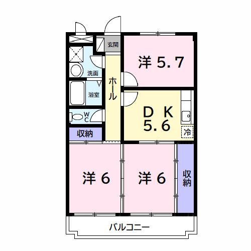 ファーストメゾン（203） 間取り図画像