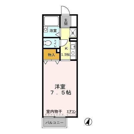 オプス・なのはな（206） 間取り図画像