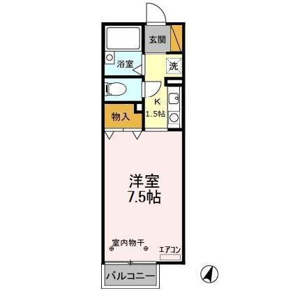 オプス・なのはな（205） 間取り図画像