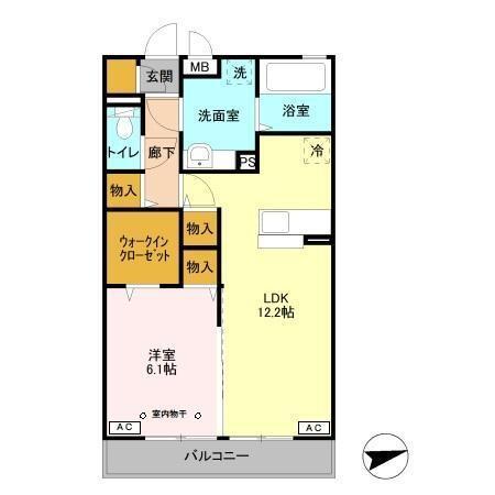 クレインヒルズ（305） 間取り図画像