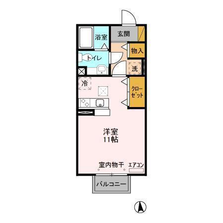 ノーベルパーク　15・16・17（16-106） 間取り図画像