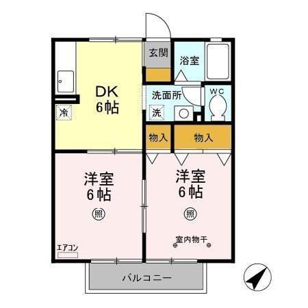 フェニックス　Ｃ（202） 間取り図画像