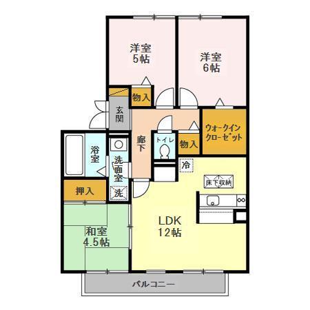 ドミール　Ａ（101） 間取り図画像