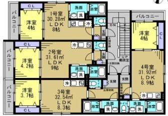  間取り図写真