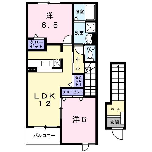 パシフィックコーストⅡ（203） 間取り図画像