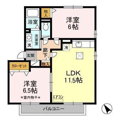 ファースト・エアフォルク　ⅠⅡⅢ（2201） 間取り図画像