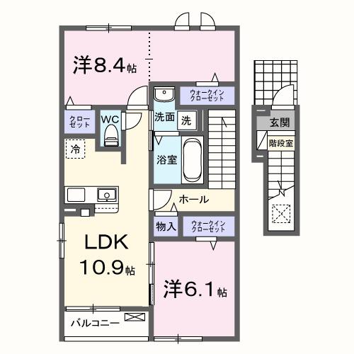 ドゥー・メゾン桜木（207） 間取り図画像