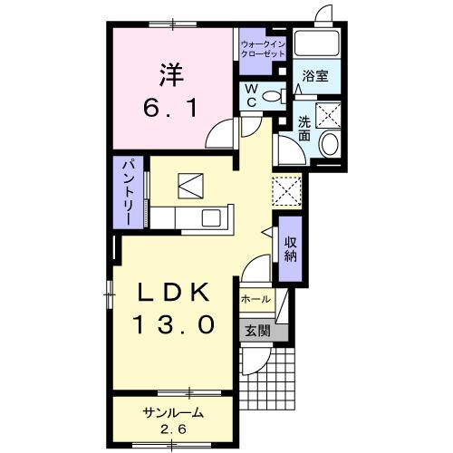 プランドールＢ（101） 間取り図画像