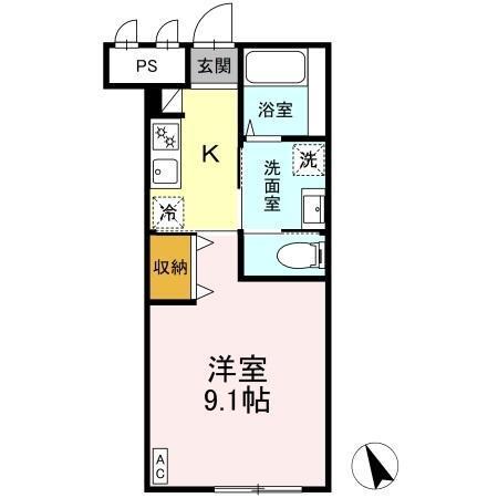 ファインパレスSuwaⅢ（201） 間取り図画像