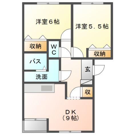 グランディール 間取り図画像