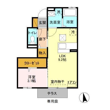 サンアベニューⅣ（102） 間取り図画像