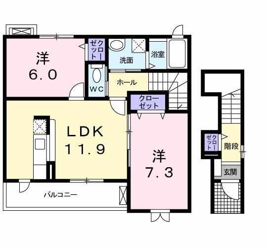 グランベルメゾン（203） 間取り図画像