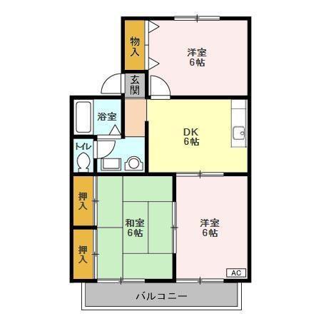 フォーリッジ　Ｂ（101） 間取り図画像