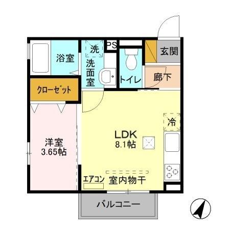 グランドソレーユ（102） 間取り図画像