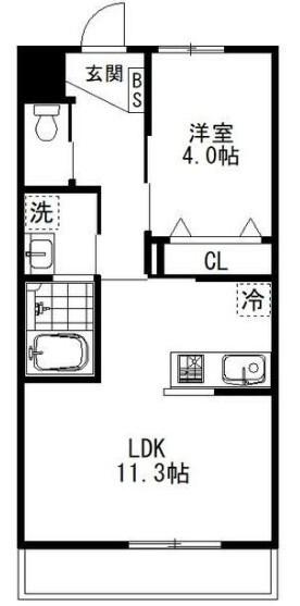 メゾンクレシア 間取り図画像