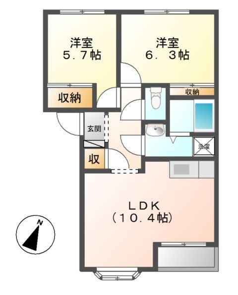 プランドール 間取り図画像