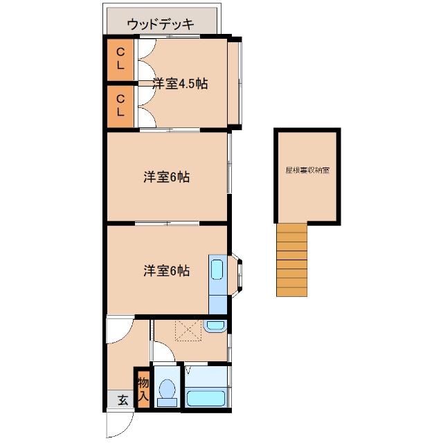 アスルーフⅠ（2） 間取り図画像