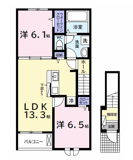 ヒカルサ市原五井（202） 間取り図画像