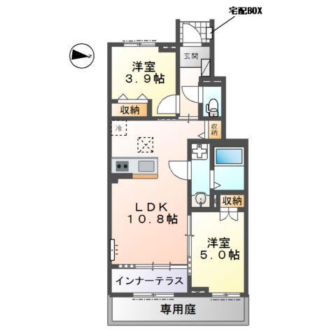 (仮）市原市青柳新築アパート 間取り図画像