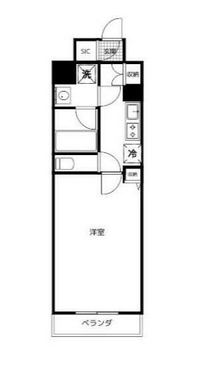 スカール千葉みなと 間取り図画像