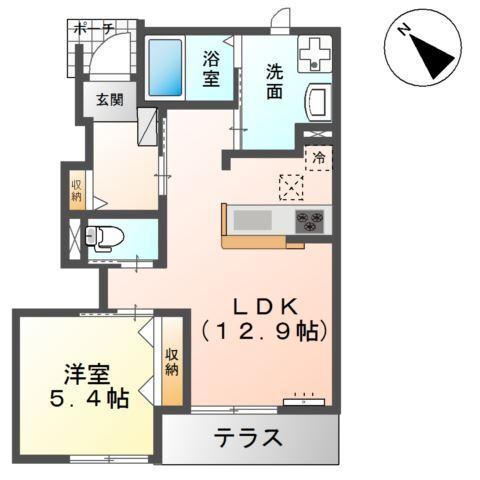 Ｐｒｅｓａｇｅ 間取り図画像