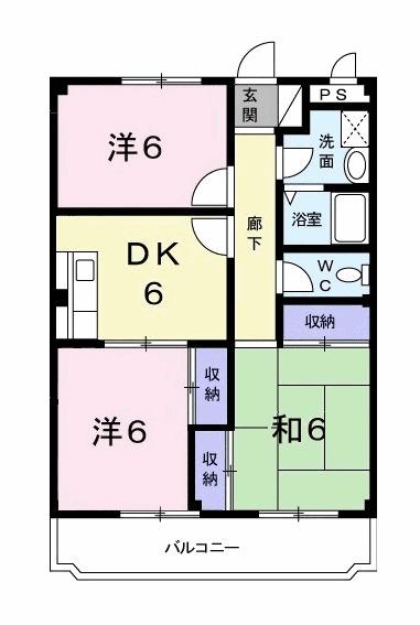 レイダースⅠ（302） 間取り図画像