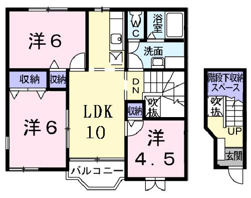グランメゾンⅡ（201） 間取り図画像