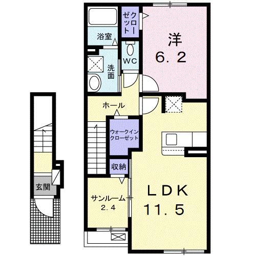 カーサフロイデ（202） 間取り図画像