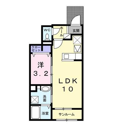 ヴィレ・ニ・カンパーニャⅡ（103） 間取り図画像